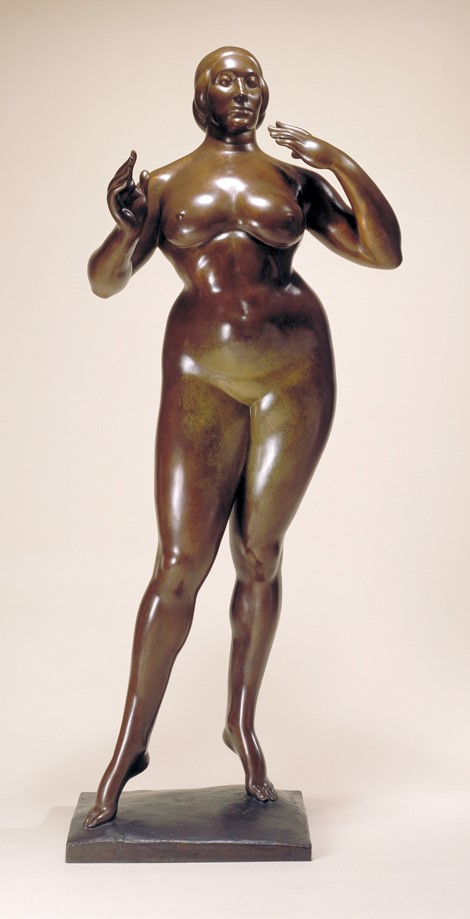 Elevation, bronze, cast 1927