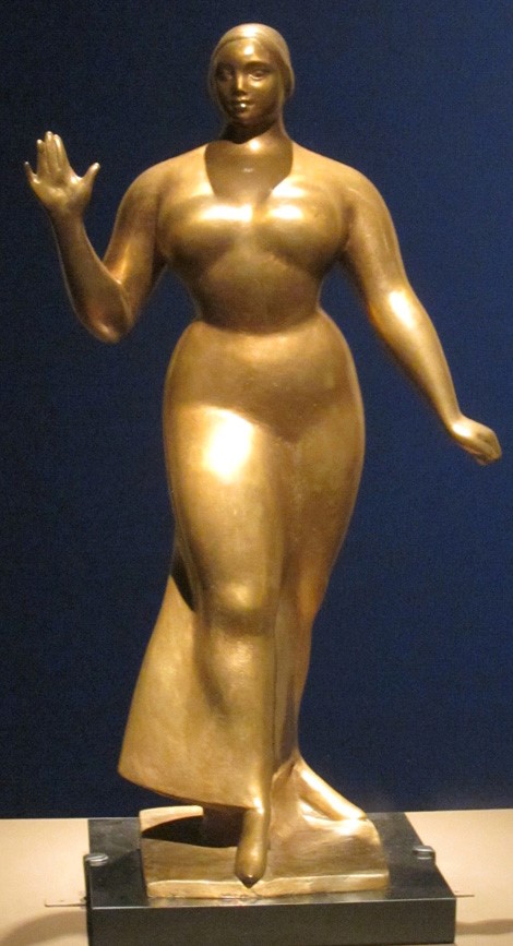 Walking Woman, bronze, 1922.